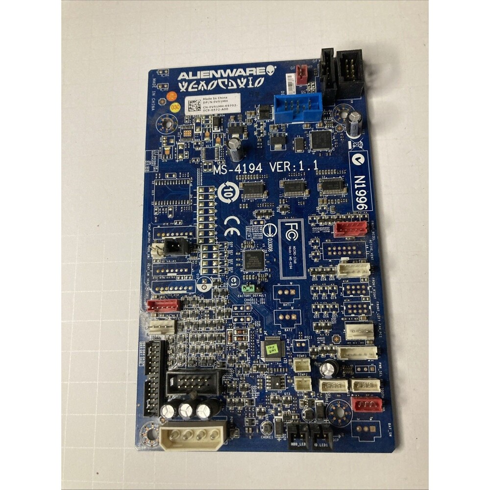 Genuine Dell Alienware Area 51 Master I/O Circuit Board N1996 MS4194 Ver 1.1